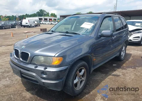 2002 BMW X5 3.0I z USA, uszkodzony, nr VIN 5UXFA53532LP43988